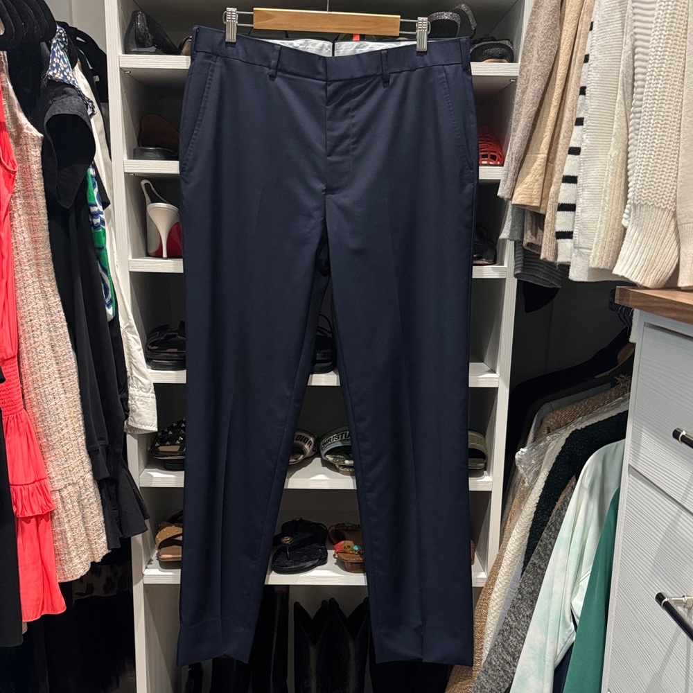 Brooks Brothers Men's Navy Dress Pants